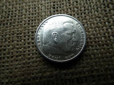 Birodalmi ezüst 5 márka 1938 J , Nagy sasos - horogkeresztes Birodalmi ezüst 5 márka 1938 J , Nagy sasos - horogkeresztes