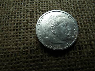 Birodalmi ezüst 5 márka 1939 B , Nagy sasos - horogkeresztes Birodalmi ezüst 5 márka 1939 B , Nagy sasos - horogkeresztes