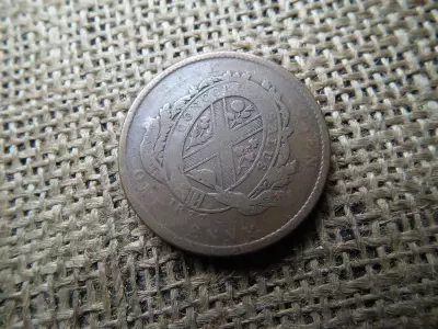 Alsó Kanada 1 Penny / 2 Sous  1837 , City Bank