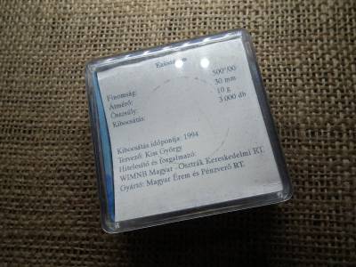 1990 Antal József ezüst emlékérem , PP , doboz + certi 1990 Antal József ezüst emlékérem , PP , doboz + certi