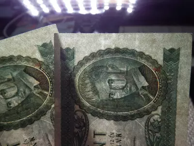 10 forint 1962 , vízjeles , ritka , 2 db sorszámkövető 