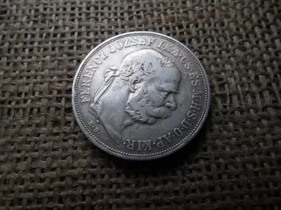 Ezüst 5 korona 1900 KB 