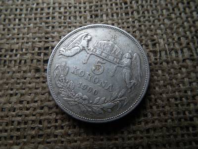 Ezüst 5 korona 1900 KB Ezüst 5 korona 1900 KB