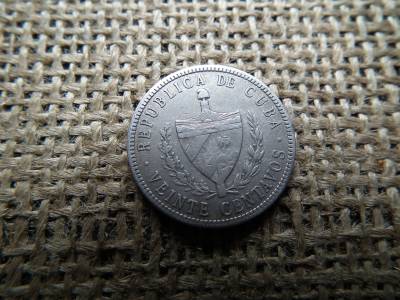 Kuba , ezüst 10 centavos 1916 