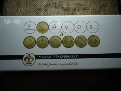 75 éves a Forint - 5 Forint 2021 BP MNB Rolni Szett - csak 1750 darab! RITKA!