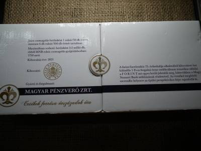 75 éves a Forint - 5 Forint 2021 BP MNB Rolni Szett - csak 1750 darab! RITKA!