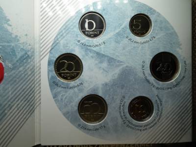 2018. évi Jégkorong Világbajnokság forgalmi sor, emlék 50 Forintossal PROOF