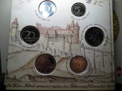 Magyarország 2022 UNC PP Hunyadi János forgalmi sor , ár / sor 