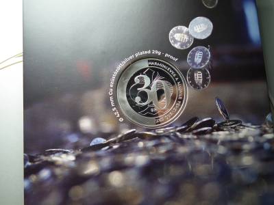 30 éves a pénzverő BU forgalmi sor 2022 , ár / sor 