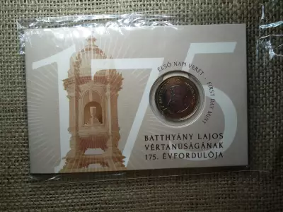 Batthyány Lajos 200 Forint 2024 , Első napi veret
