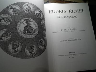 Érdy János Erdély érmei könyv képatlasszal Érdy János Erdély érmei könyv képatlasszal