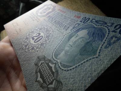 20 korona 1913 , DÖ , II. kiadás  UNC - aUNC 