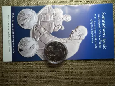 Semmelweis Ignác-emlékév 2000 Forint 2018 + prospektus ! D