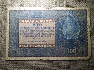 Lengyelország 100 marek 1919 , marks 