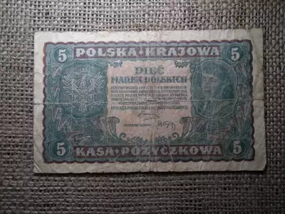 Lengyelország 5 marek 1919 , marks