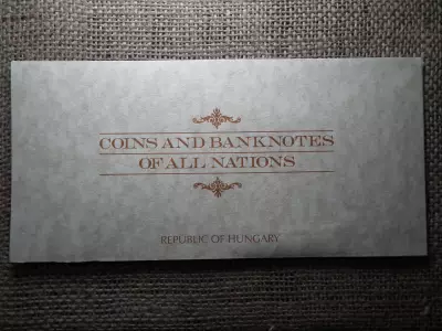 100 Forint 1995 UNC bankjegy bliszter 1991 50 fillér érmés boríték , bliszter ! Ritka