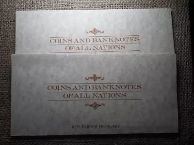 Sorszámkövető 100 Forint 1995 UNC bankjegy bliszter 1991 50 fillér érmés boríték , bliszter ! Ritka