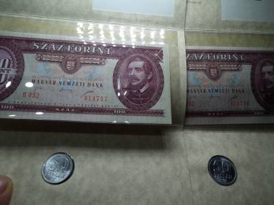 Sorszámkövető 100 Forint 1995 UNC bankjegy bliszter 1991 50 fillér érmés boríték , bliszter ! Ritka Sorszámkövető 100 Forint 1995 UNC bankjegy bliszter 1991 50 fillér érmés boríték , bliszter ! Ritka