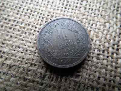 4 krajcár 1868 KB 