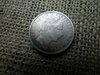 Ezüst 1 florin 1860 E , ritka Ezüst 1 florin 1860 E , ritka