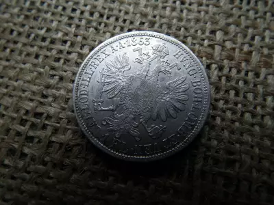Ezüst 1 florin 1863 A 