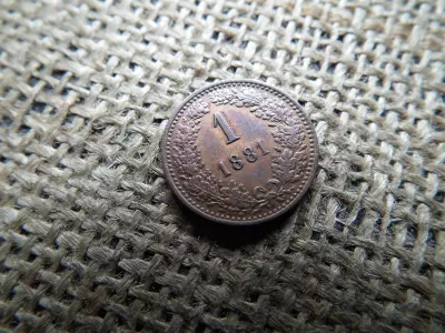 1 krajcár 1881 