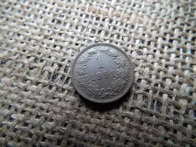1 krajcár 1891 