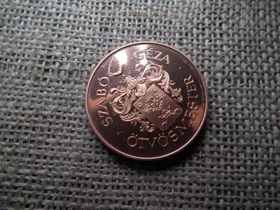 Szabó Géza szegedi ötvösmester bronz érem 30 év ! 