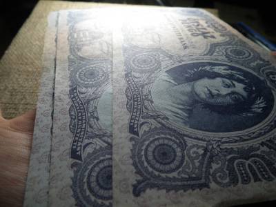 500 pengő 1945 3 db sorszámközeli 500 pengő 1945 3 db sorszámközeli