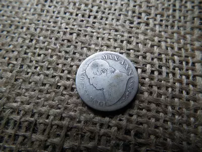 Pápai államok , ezüst 10 Soldi 1866 - 1868  / 50 Centesimi - Pius IX PON· MAX·