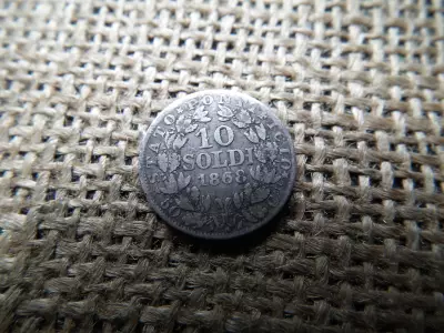 Ezüst 10 Soldi 1868 / 50 Centesimi - Pius IX PON· MAX·