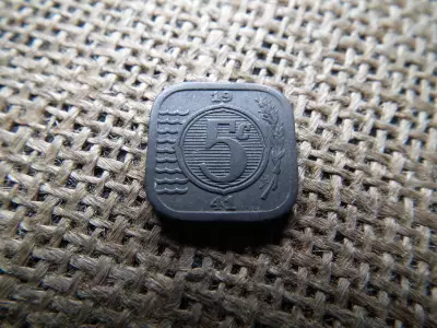 Hollandia 5 cents 1941 , cent - Német megszállás