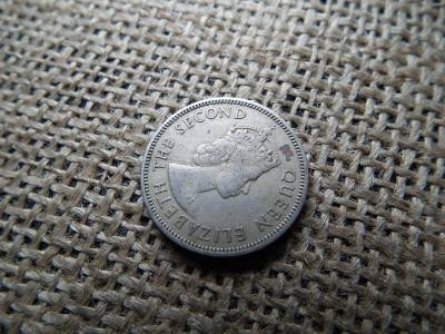 Malajzia , Malaya és British Borneo , 20 cents 1956 , cent Malajzia , Malaya és British Borneo , 20 cents 1956 , cent