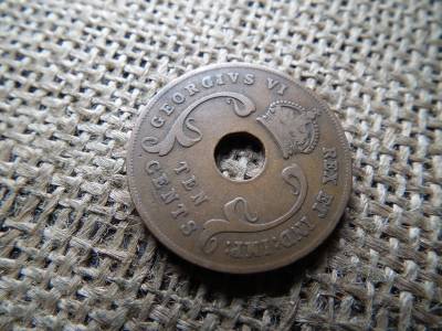 Kelet Afrika 10 cent 1941 - VI. György , cents Kelet Afrika 10 cent 1941 - VI. György , cents