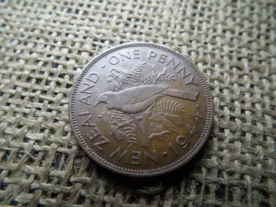 Új Zéland 1/2 Penny 1944 - VI. György 1. típus