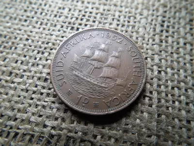 Dél Afrika 1 penny 1952
