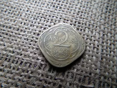 India 2 anna 1943 , annas