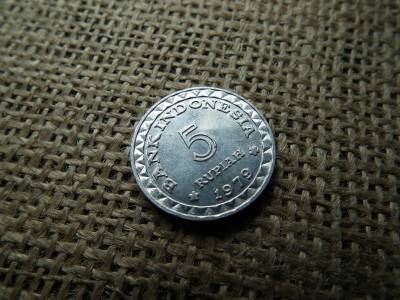Indonézia 5 rúpia 1979 , rupiah Indonézia 5 rúpia 1979 , rupiah