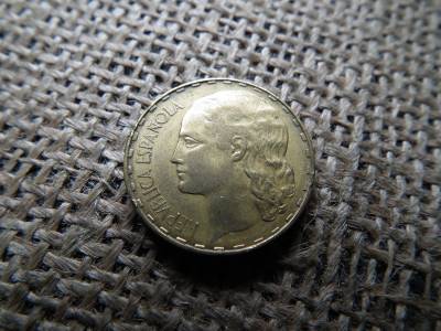 Spanyolország 1 peseta 1943 , Rubia Spanyolország 1 peseta 1943 , Rubia