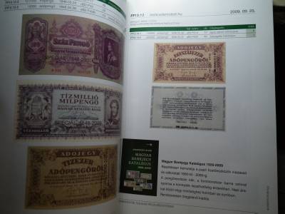 Adamovszky István - Bankjegyek alkalmi felülbélyegzései , újszerű Adamovszky István - Bankjegyek alkalmi felülbélyegzései , újszerű