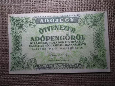 50000 adópengő 1946 