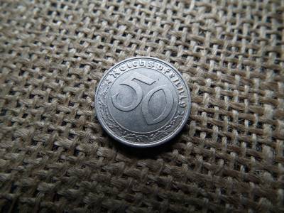 Birodalmi 50 pfennig 1938 A , ritka , horogkeresztes   !  Birodalmi 50 pfennig 1938 A , ritka , horogkeresztes   !