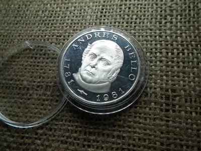 Venezuela , ezüst 100 bolivares 1981 PP