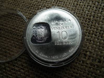 Venezuela , ezüst 10 bolivares 1973  Venezuela , ezüst 10 bolivares 1973
