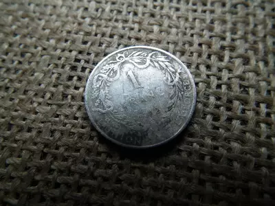 Belga ezüst 1 frank 1912