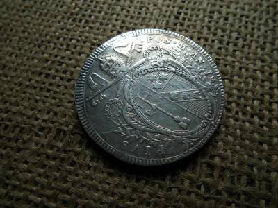 Vatikán , ezüst 1 scudo 1800 , ritka ! Nagyon szép , füles volt  Vatikán , ezüst 1 scudo 1800 , ritka ! Nagyon szép , füles volt