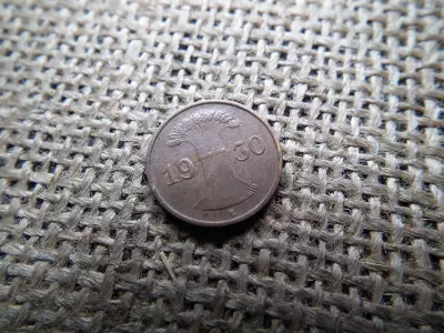 Birodalmi 1 pfennig 1930 E , reichspfennig , ritkább