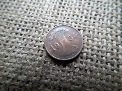 Birodalmi 1 pfennig 1934 E  , reichspfennig