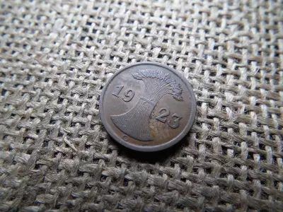 Birodalmi 2 pfennig 1923 G , rentenfennig