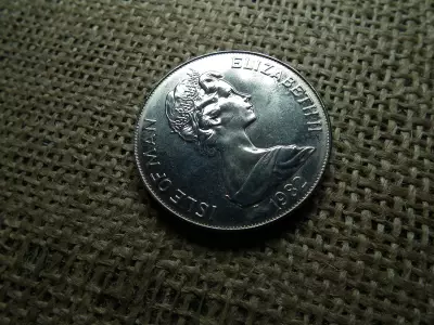 Man szigetek 1 korona 1982 , crown Világbajnokság